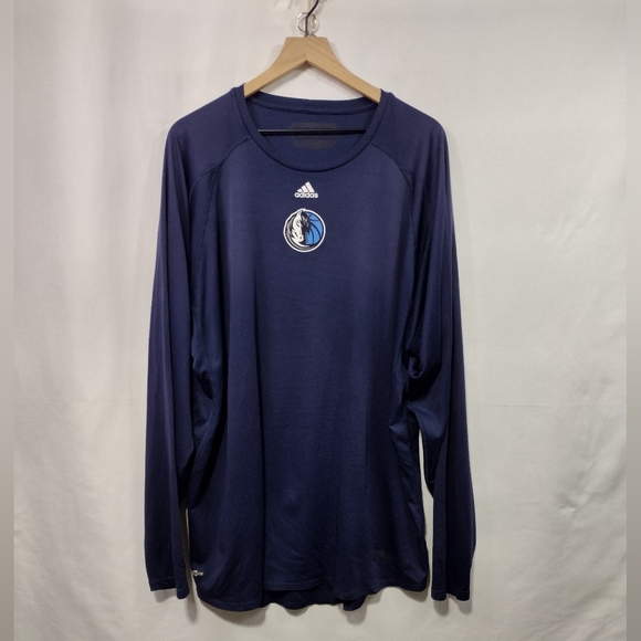 Adidas NBA Fusion Dallas Maverick Shirt Men's XXXL Blue Sporty Athletic Outdoor - Picture 1 of 8